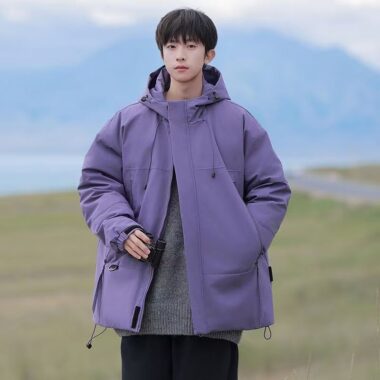 Short down men’s puffer jackets manufacturer