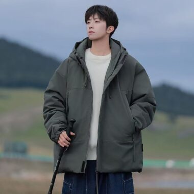 Short down men’s puffer jackets manufacturer