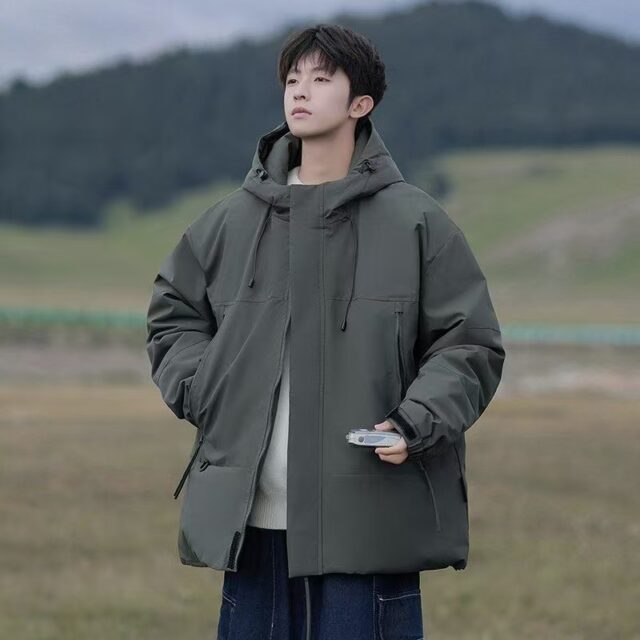 Short down men’s puffer jackets manufacturer