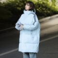Mid-length hooded women’s puffer jackets wholesale