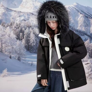 Plus size mid-length women’s puffer jackets supplier