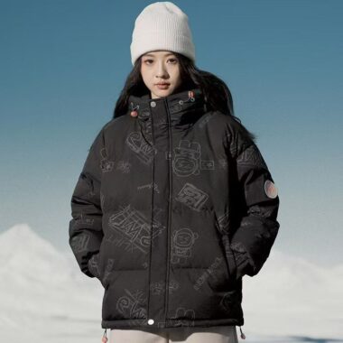 American outdoor windproof warm women puffer jackets