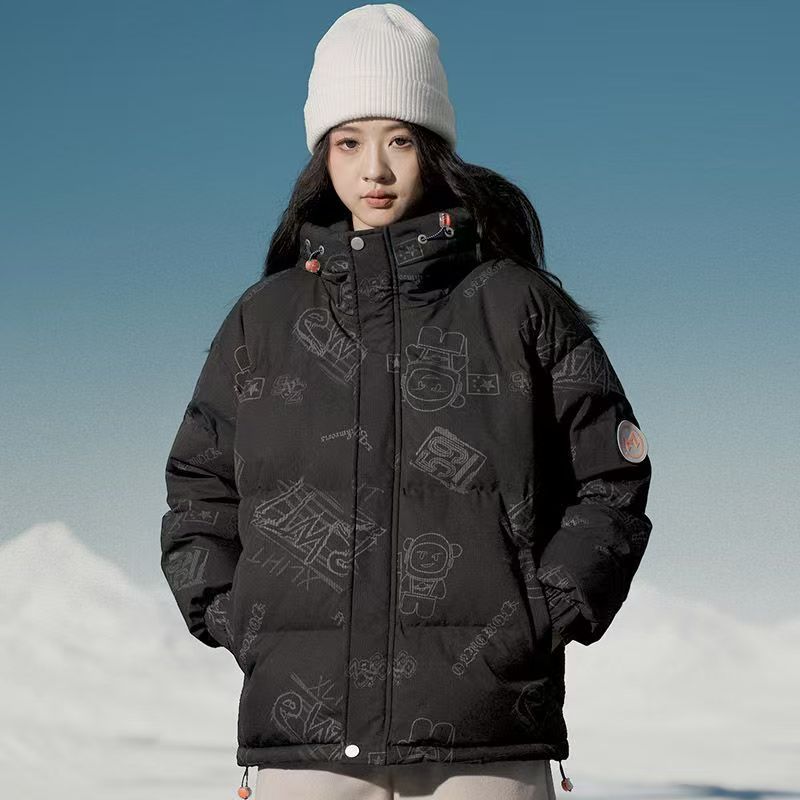 American outdoor windproof warm women puffer jackets