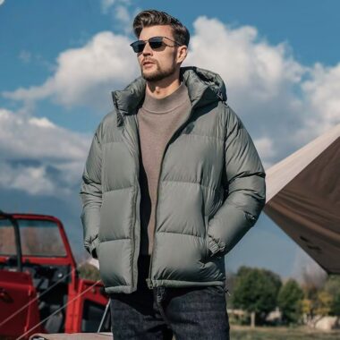 Winter warm cold-proof men puffer jackets