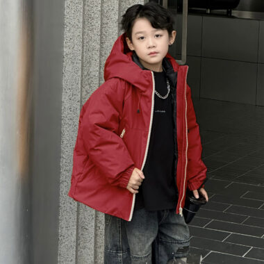 Stylish autumn winter kids puffer jackets