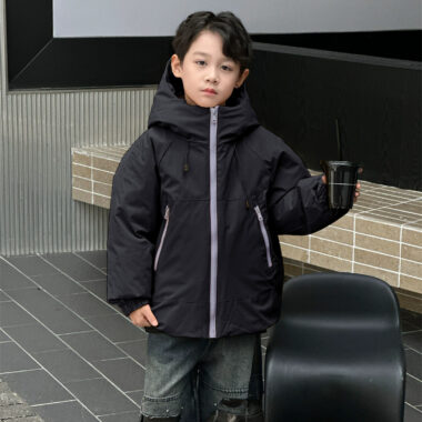 Stylish autumn winter kids puffer jackets