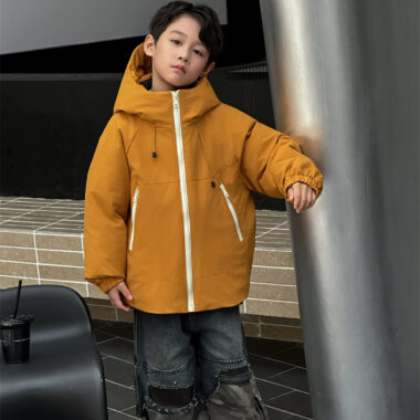 Stylish autumn winter kids puffer jackets