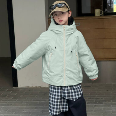 Stylish autumn winter kids puffer jackets