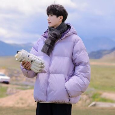 New stylish thick warm men puffer jackets