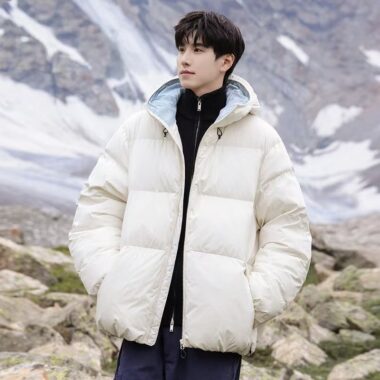 New stylish thick warm men puffer jackets