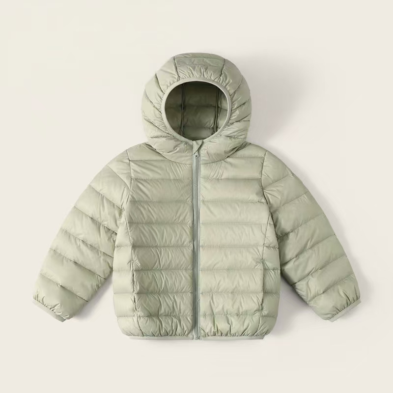 Lightweight warm winter kids puffer jackets