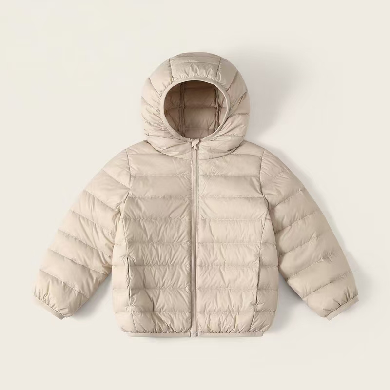 Lightweight warm winter kids puffer jackets
