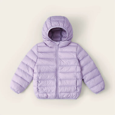 Lightweight warm winter kids puffer jackets