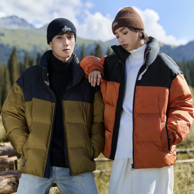 Winter warm loose unisex puffer jackets