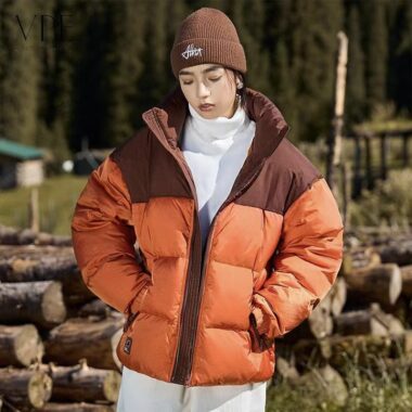 Winter warm loose unisex puffer jackets