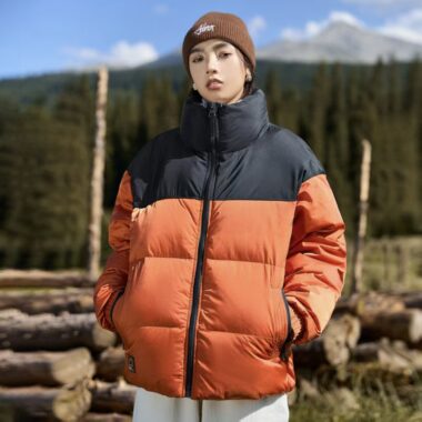 Winter warm loose unisex puffer jackets