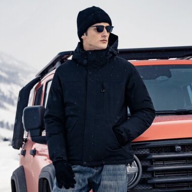 High quality detachable hood warm winter men’s puffer jackets