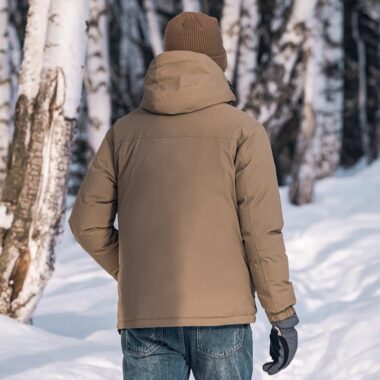 High quality detachable hood warm winter men’s puffer jackets