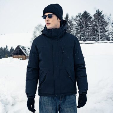 High quality detachable hood warm winter men’s puffer jackets