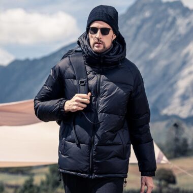 Fashion hooded thick warm winter men’s puffer jackets