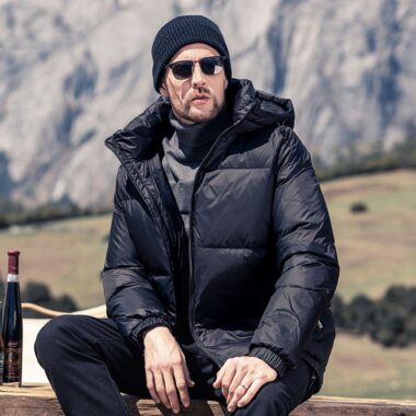 Fashion hooded thick warm winter men’s puffer jackets