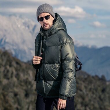 Fashion hooded thick warm winter men’s puffer jackets