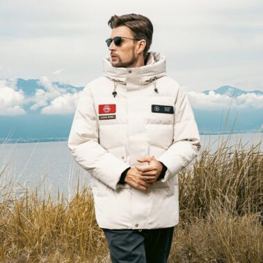 Fashion versatile hooded warm winter men’s puffer jackets