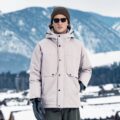 Winter outdoor thick hooded shell-style men’s puffer jackets