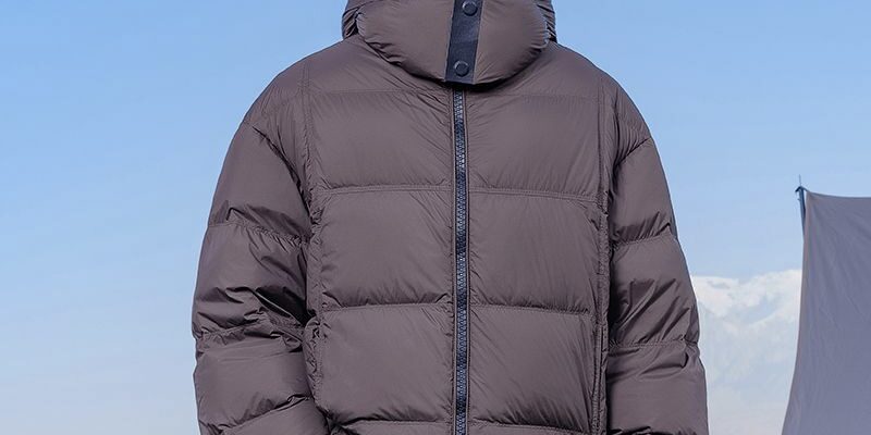 Loose fit fashion short warm men’s puffer jackets