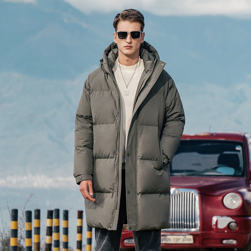 Best selling warm winter mid-length men’s puffer jackets