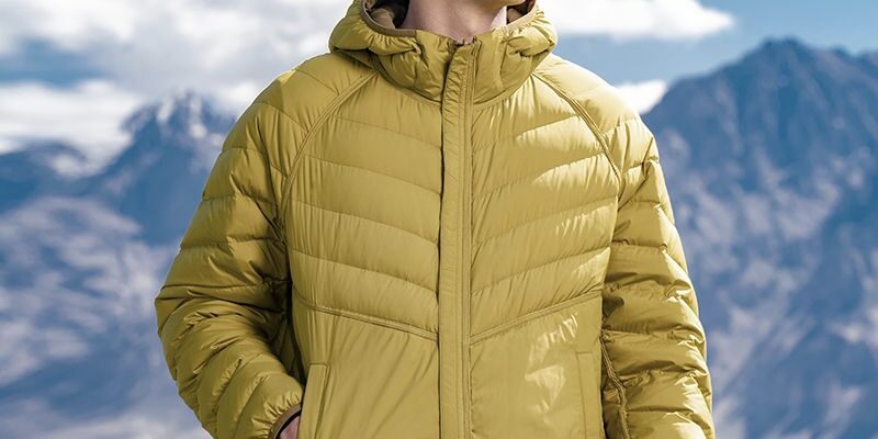 Reversible lightweight hooded autumn winter men’s puffer jackets