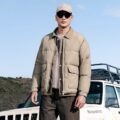 Shirt style lightweight warm winter men’s puffer jackets