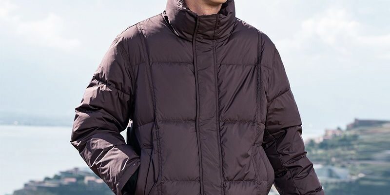 Thick warm stand collar winter men’s puffer jackets