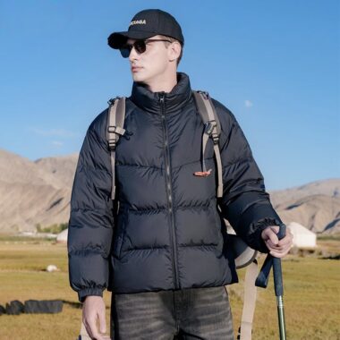 High quality versatile short winter men’s puffer jackets